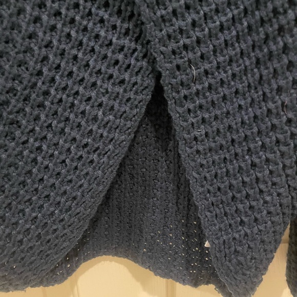 MIRACLE Navy Blue Knit Pullover Sweater - Picture 3 of 7